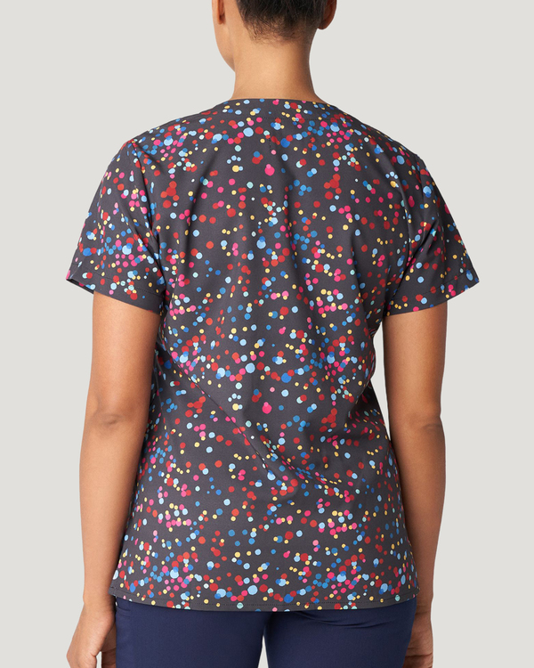 Photo of Speck Tacular Printed V-Neck Top Back view